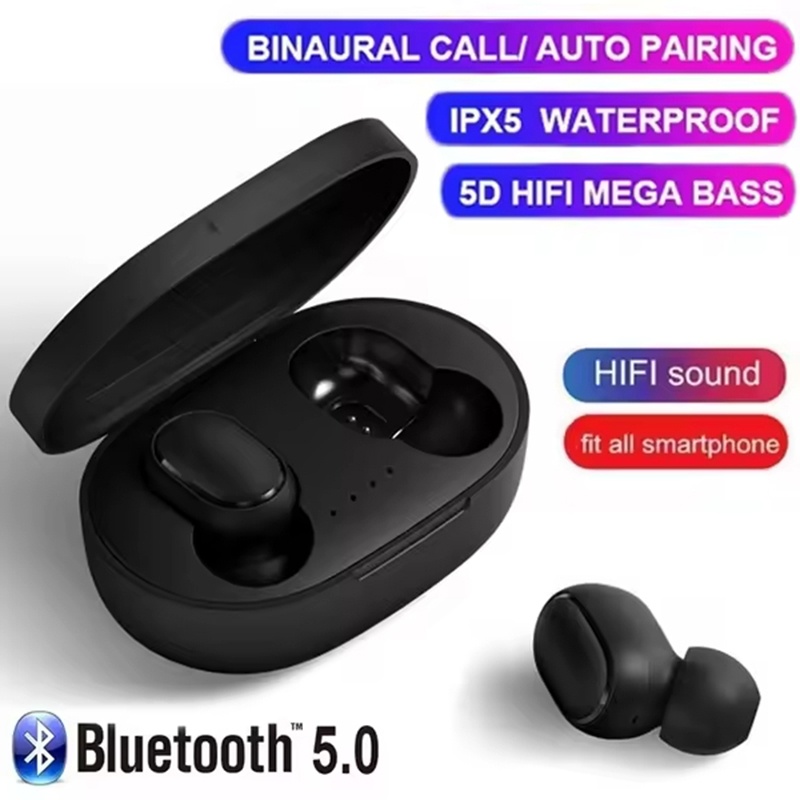 A6S TWS Earphones Wireless Blu - Wireless Earbuds Tws recensione e prezzo