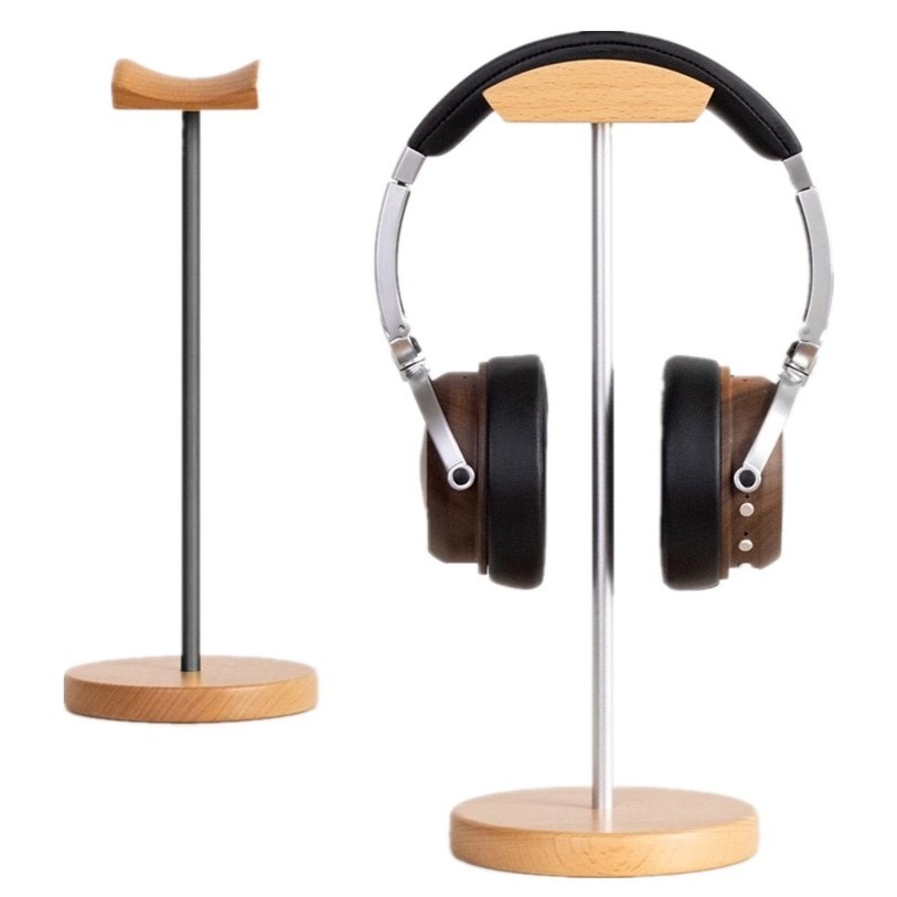 Black Walnut Wood & Aluminum H - Headphone Stand Desk recensione e prezzo
