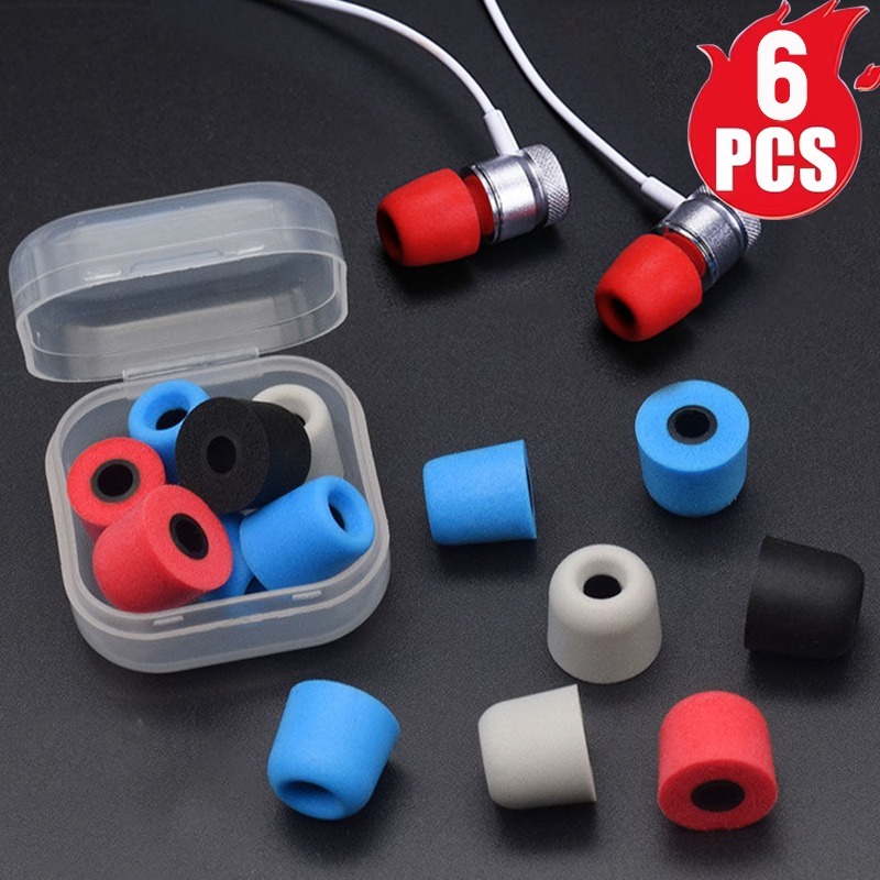 1-6Pair Soft Memory Foam Earbu - Earphone Foam Tip recensione e prezzo