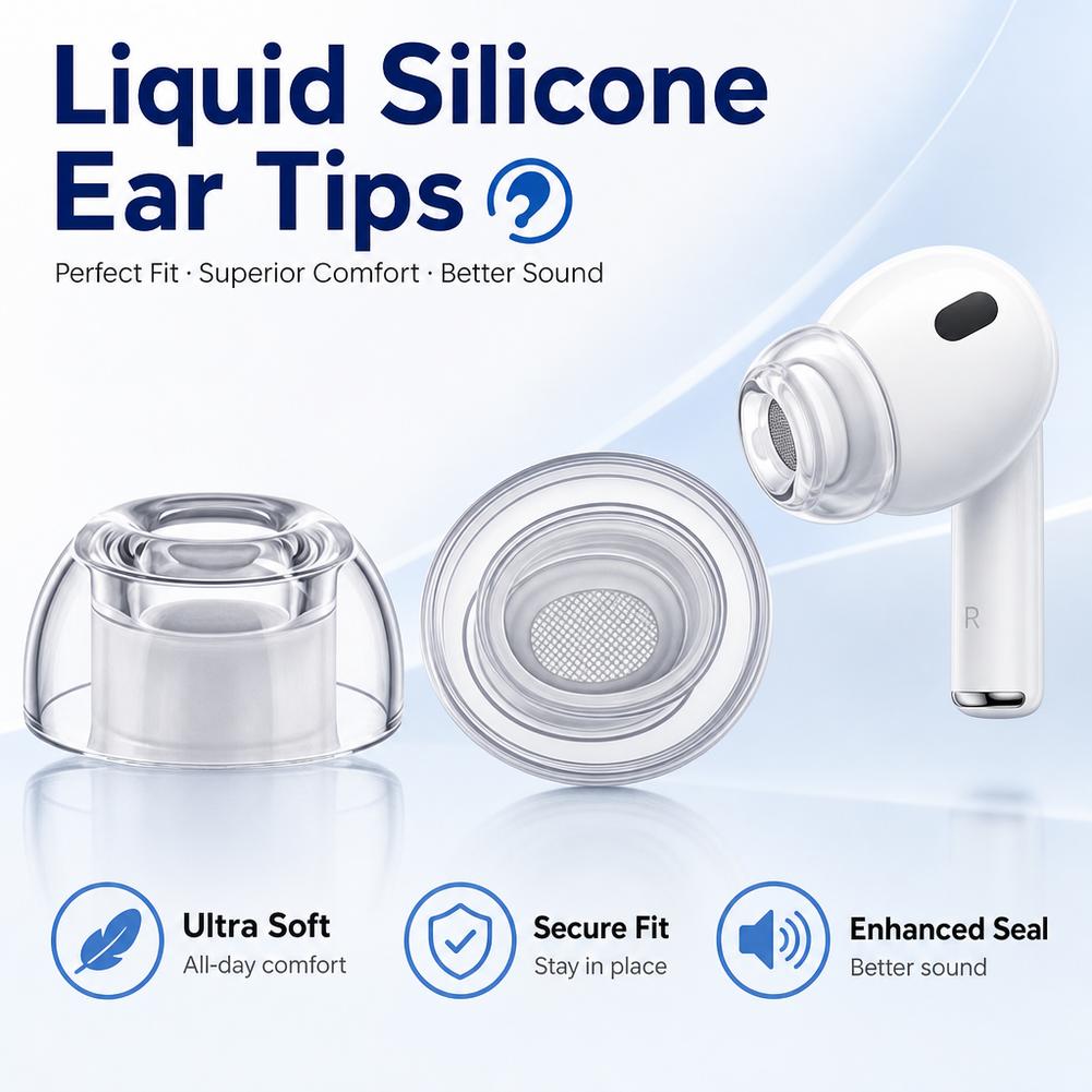 Silicone Ear Tips for AirPods  - Silicone Ear Tip Replacement recensione e prezzo