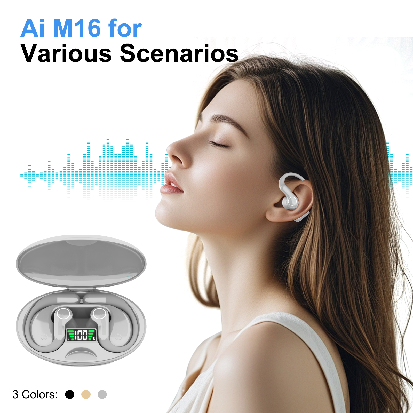 Ai Translator Earbud Device Re - Earbuds Charging Case recensione e prezzo