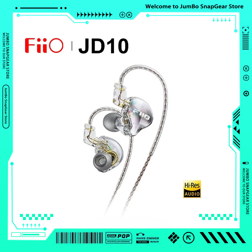 FiiO JD10 3.5mm / Type-C Wired - Audiophile Headphone Wired recensione e prezzo