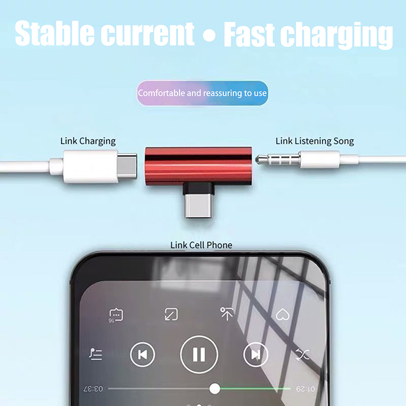 USB Type-C To 3.5 Mm Headphone - Earphone Splitter Jack recensione e prezzo