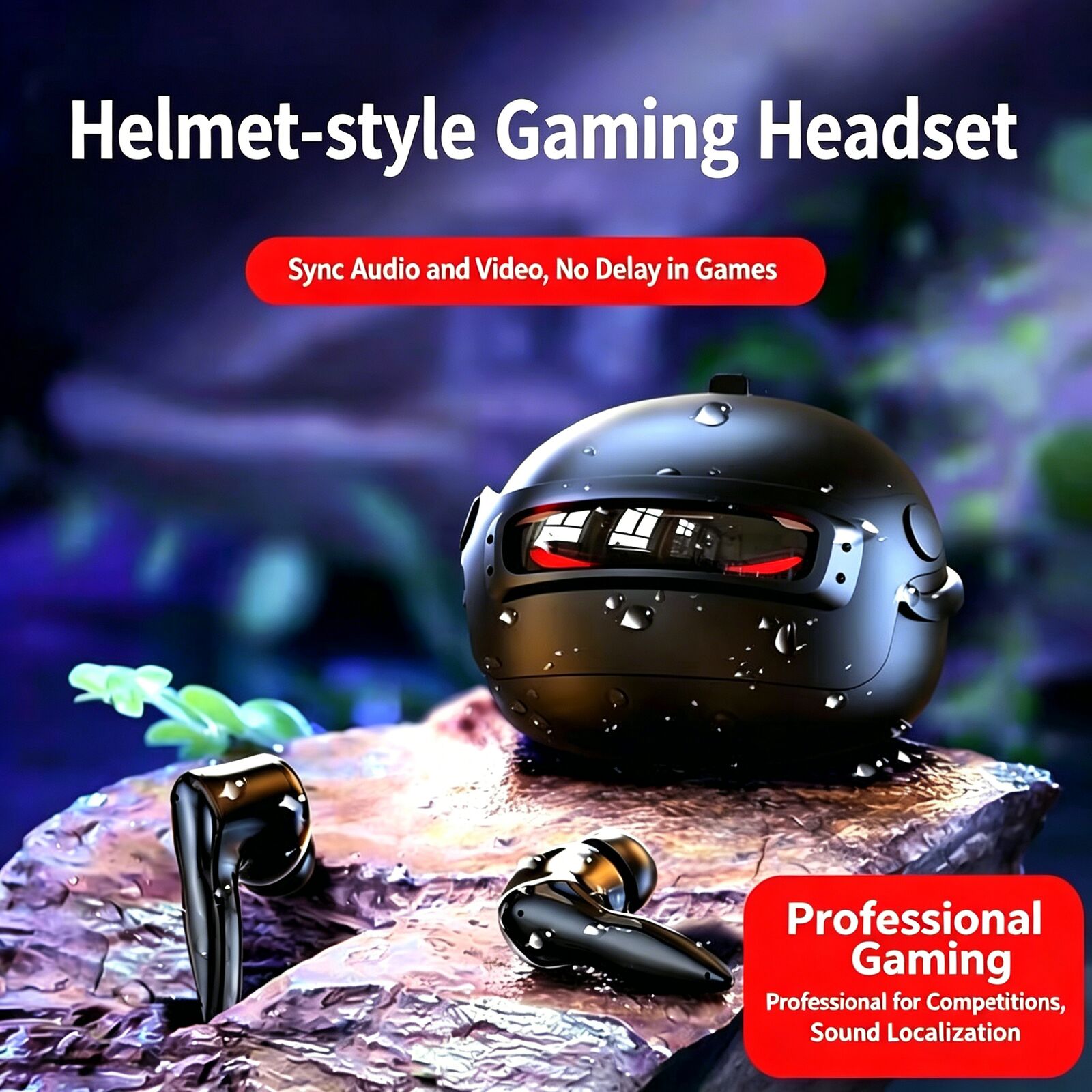 Helmet Style Gaming  Wireless  - Gaming Headset Rgb recensione e prezzo