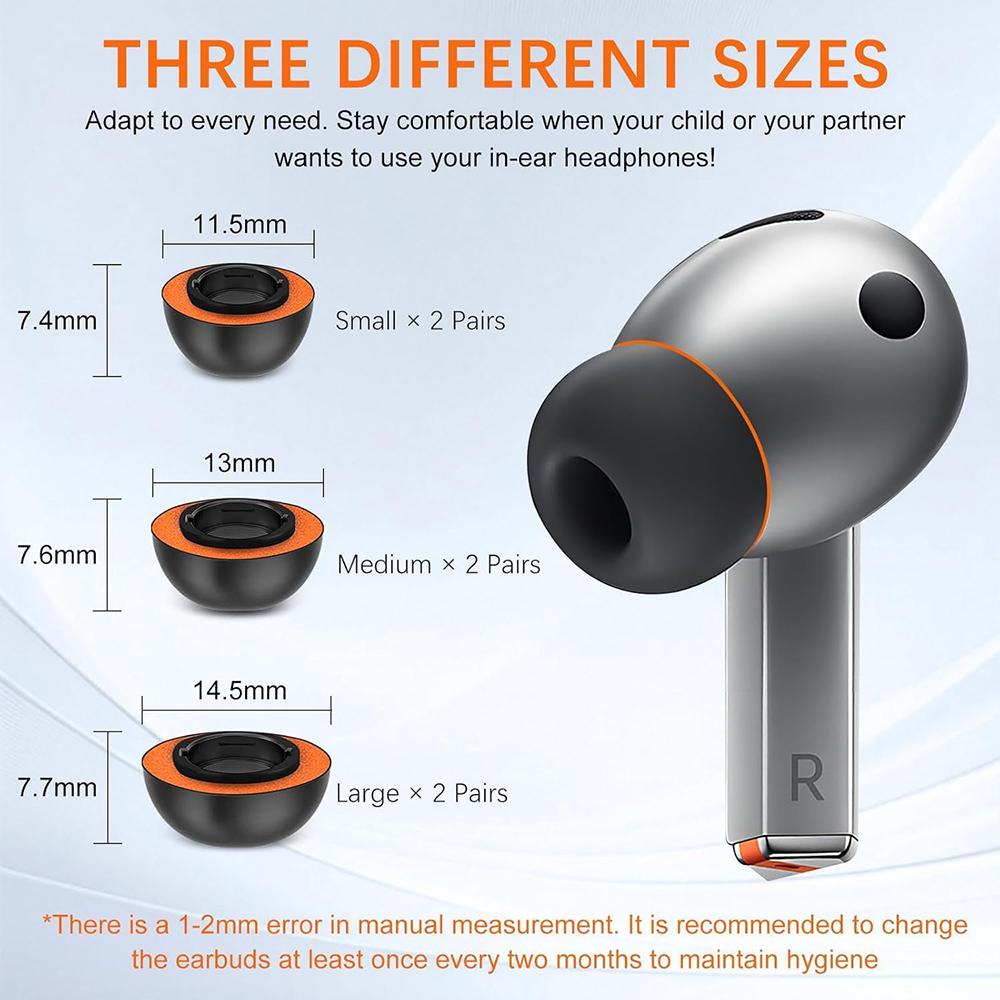 For Samsung Galaxy Buds3 Pro X - Silicone Ear Tip Replacement recensione e prezzo