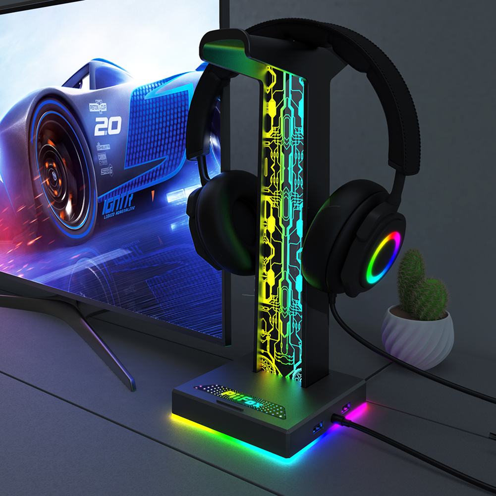 RGB Gaming Headphone Stand Dua - Gaming Headset Rgb recensione e prezzo