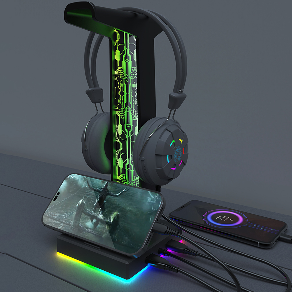 RGB Gaming Headphone Stand Dua - Gaming Headset Rgb recensione e prezzo
