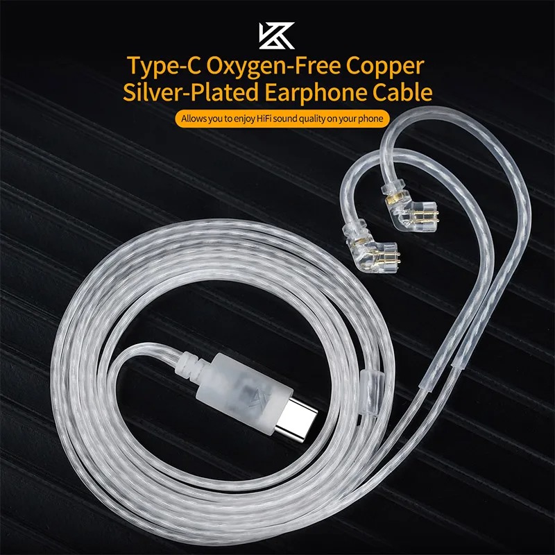 KZ Earphones Type-c 2PIN Cable - Wired Earphone Mic recensione e prezzo