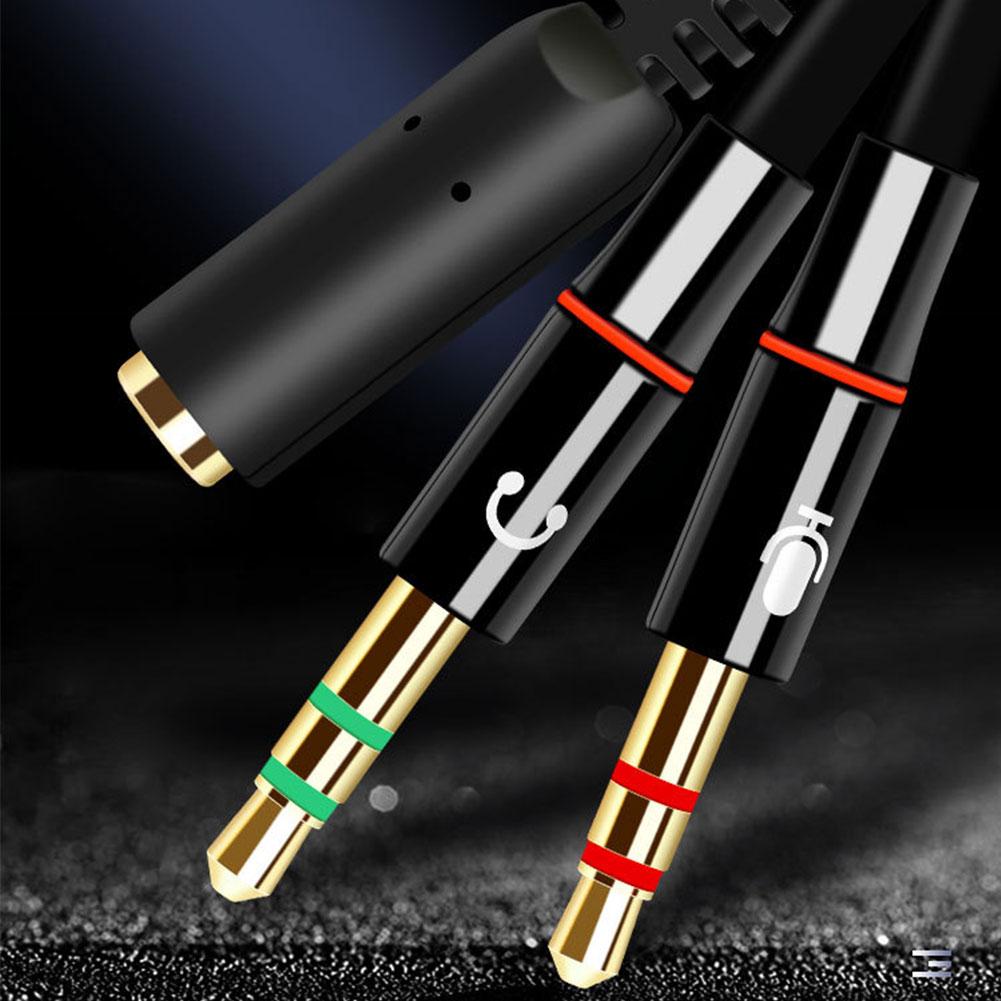 Headphone Microphone Audio Con - Audio Splitter Y recensione e prezzo