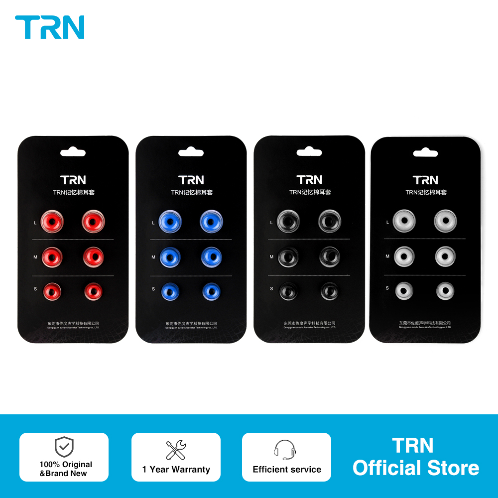 TRN 3Pairs (6pcs) Earphone Mem - Earphone Foam Tip recensione e prezzo