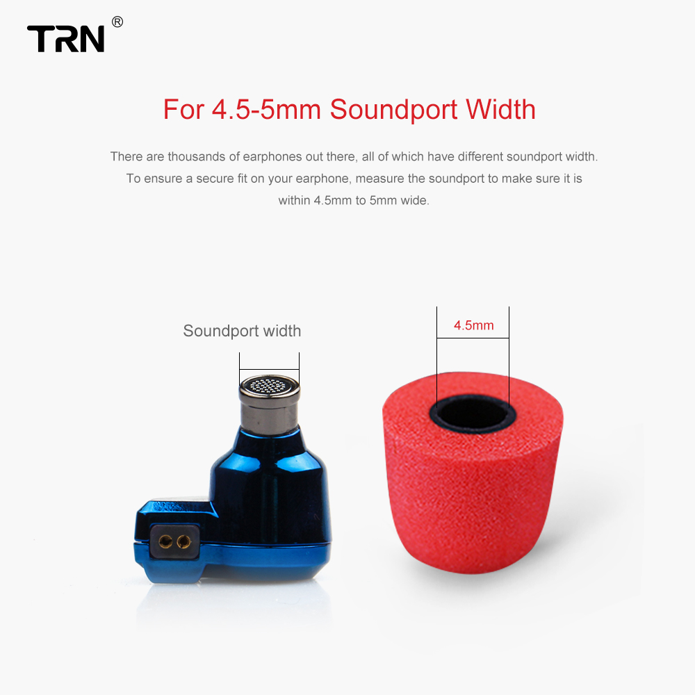 TRN 3Pairs (6pcs) Earphone Mem - Earphone Foam Tip recensione e prezzo