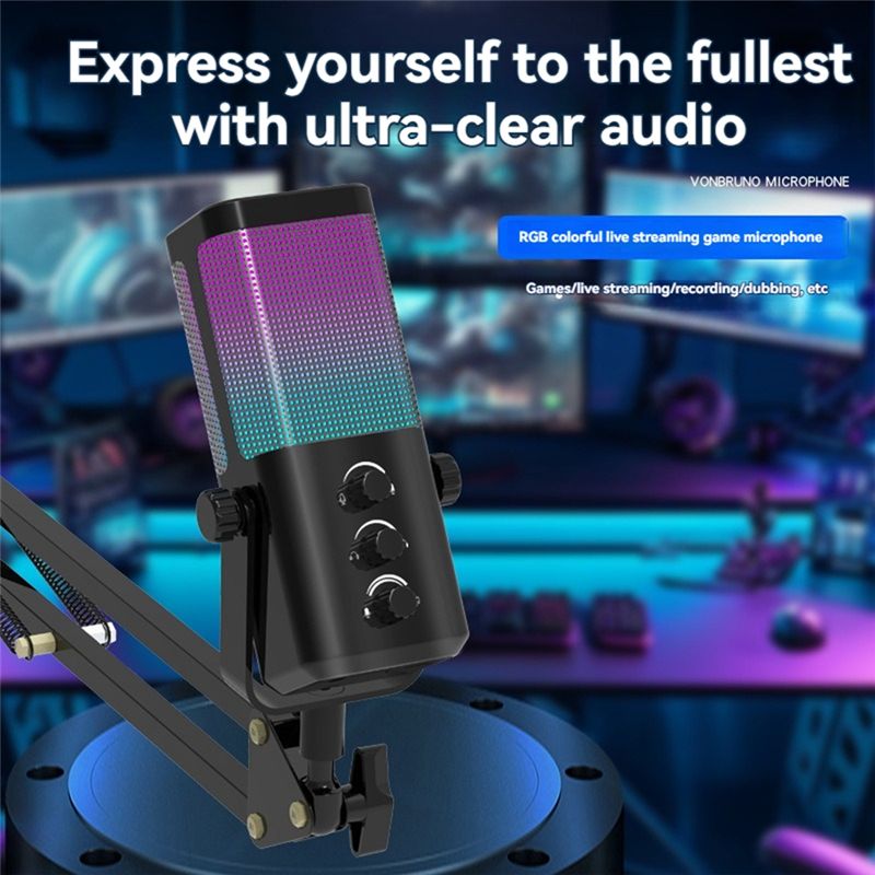 ABZZ-RGB Gaming Microphone USB - Gaming Headset Rgb recensione e prezzo