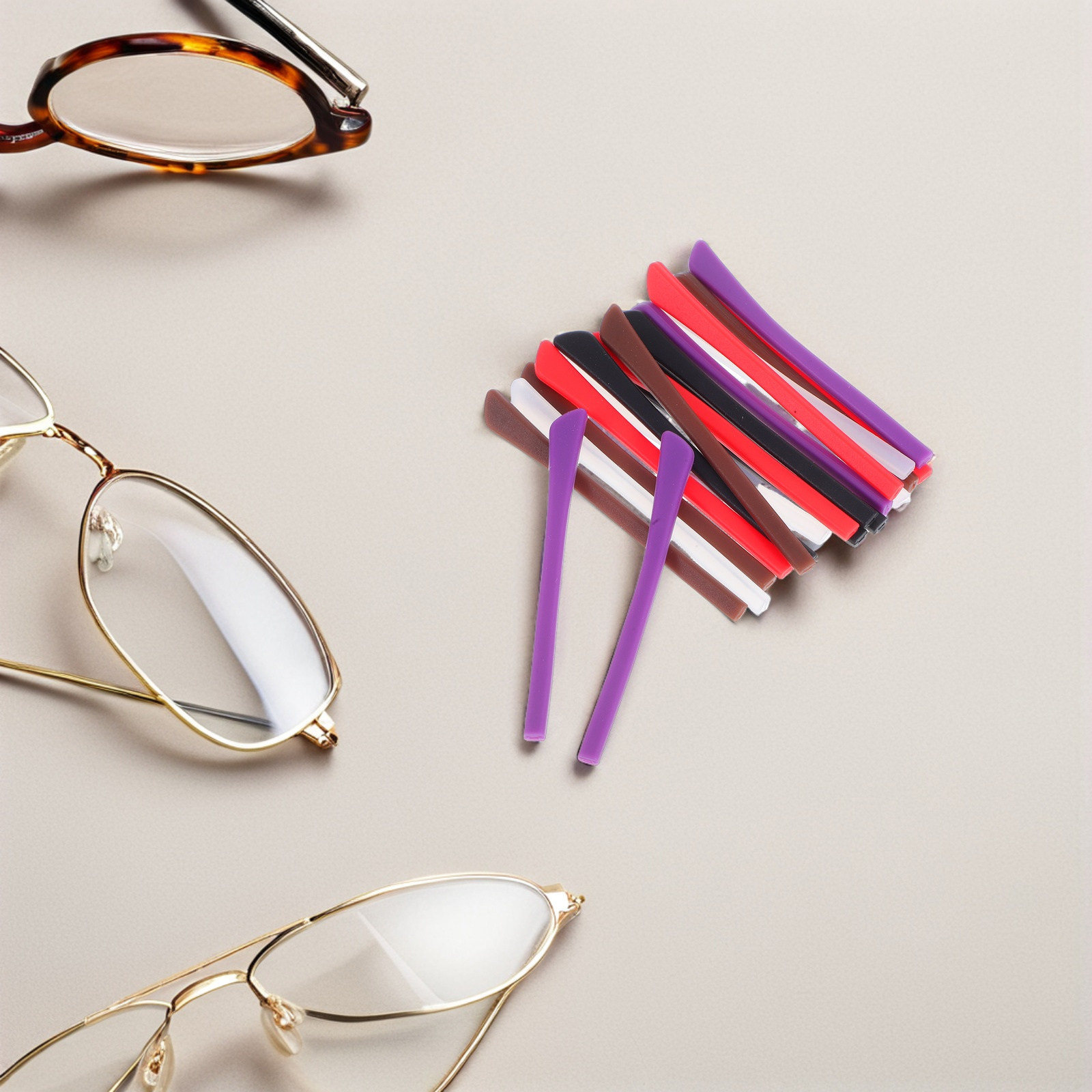10Pairs Silicone Eyeglass Temp - Silicone Ear Tip Replacement recensione e prezzo